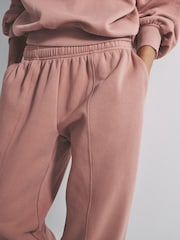 The Set Pink Oversized Raglan Sweatshirt and Barrel Leg Jogger Co-Ord Set - Image 6 of 6