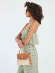 River Island Green Gingham Printed Jumpsuit - Image 2 of 4