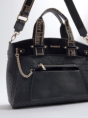 River Island Panelled Webbing Handle Bag - Imagem 4 de 6