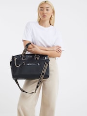 River Island Panelled Webbing Handle Bag - Imagem 6 de 6