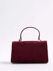 River Island Red Lock Front Tote Bag - Image 3 of 6