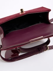 River Island Red Lock Front Tote Bag - Image 5 of 6