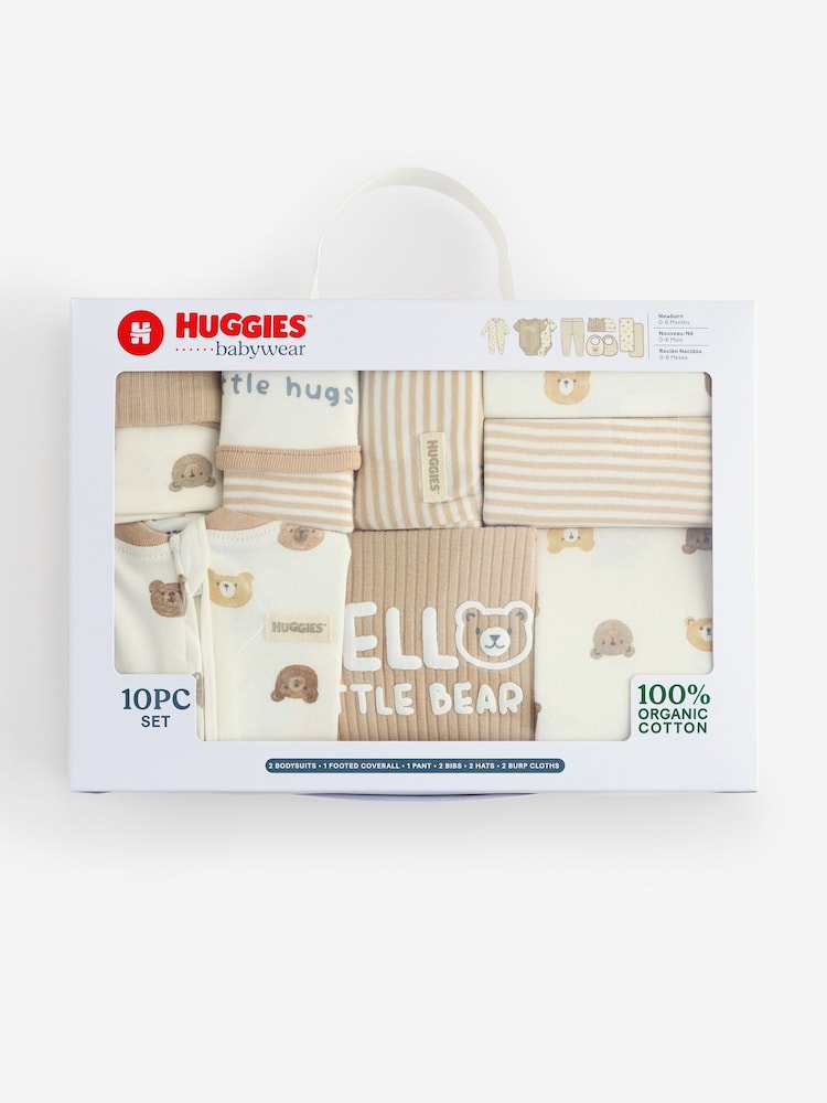 Huggies Baby Bear Theme Essentials Brown Gift Set 10 Piece - Image 1 of 1