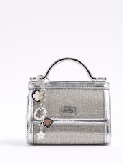 River Island Silver Mini Heatseal Grab Bag - Image 1 of 5