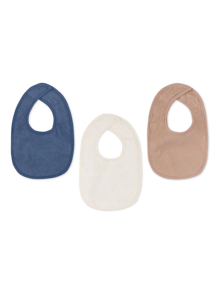 Azul - Huggies Bear Bibs 3 Pack - Imagen 1 de 3