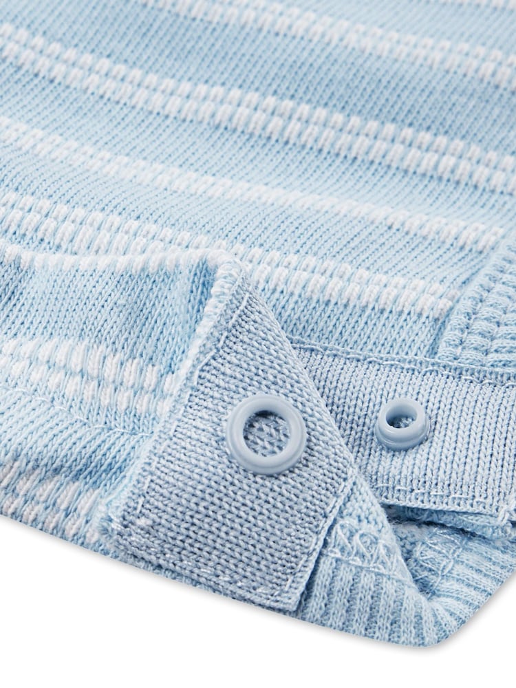 Huggies Blue Bodysuit Leggings and Hat Set 3 Piece - Image 2 of 4