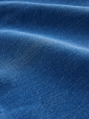 Mid Blue Denim Lightweight Seamed Denim Slip Skirt - Image 7 of 7