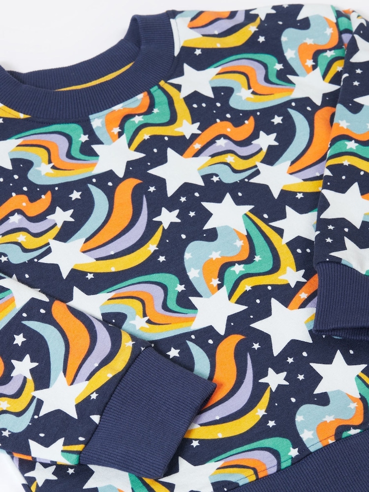 Frugi Blue Mawnan Sweatshirt - Image 2 of 3