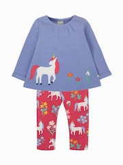 Frugi Purple Ottlie Outfit Gift Set - Image 1 of 3