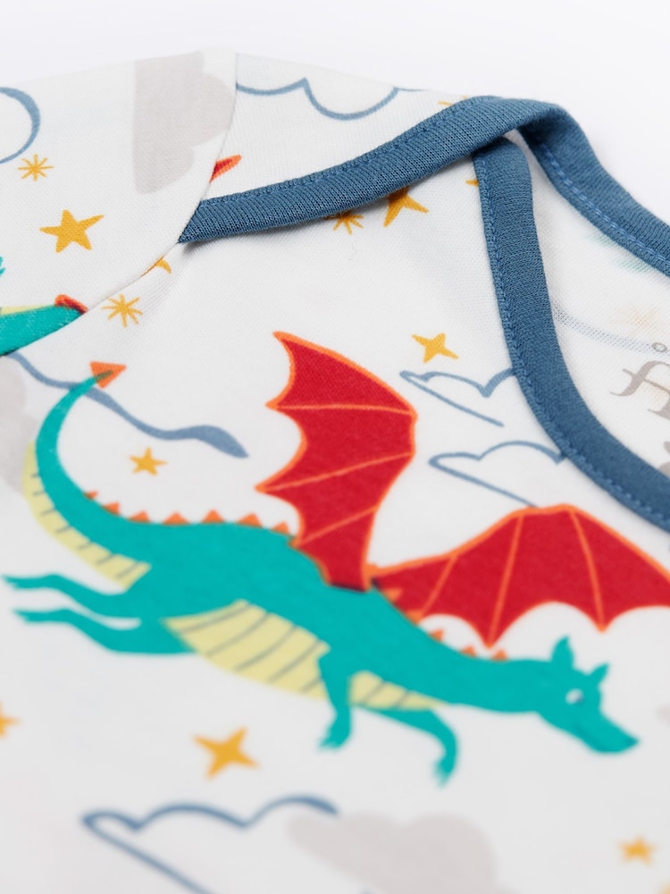 Frugi Easy Dressing Printed Babygrow - Image 2 of 3 Frugi Easy Dressing Printed Babygrow - Image 2 of 3