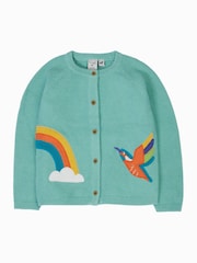 Verde - Frugi Colby Cardigan - Imagen 1 de 3