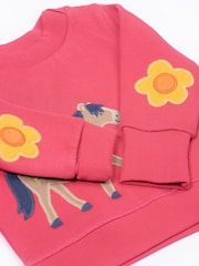 Frugi Pink Easy On Jumper - Image 2 of 3