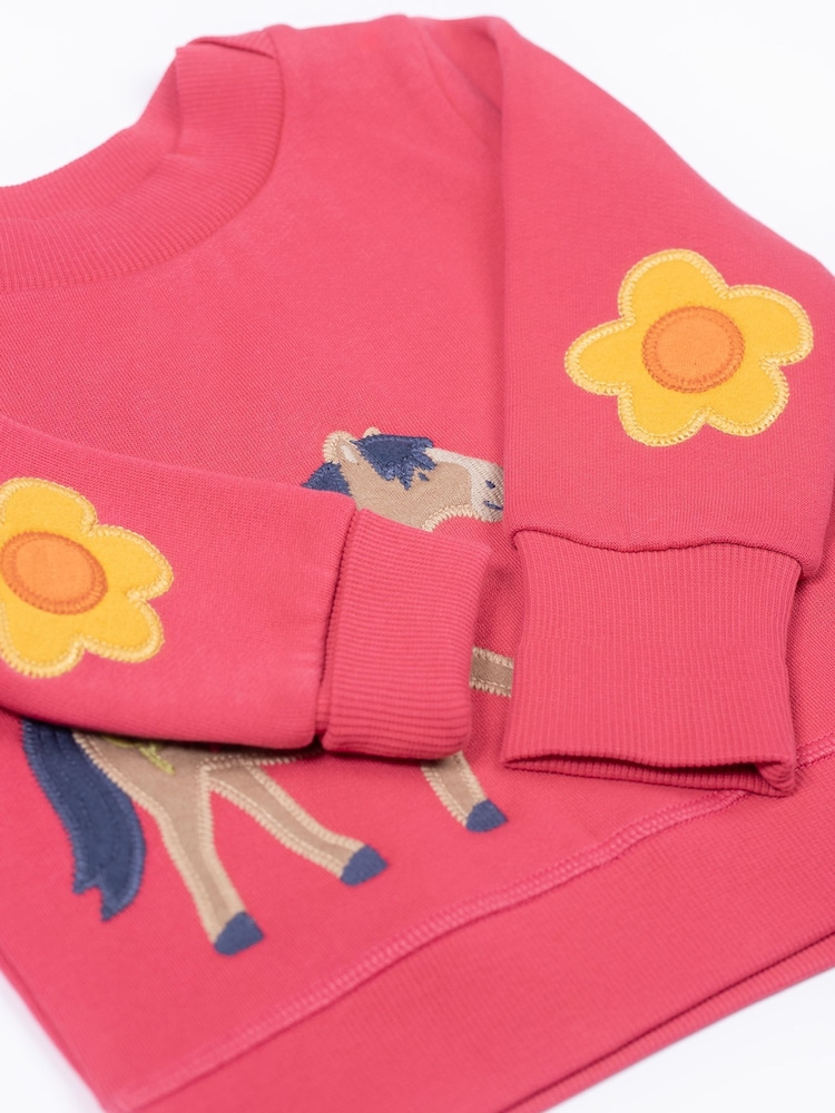 Frugi Pink Easy On Jumper - Image 2 of 3