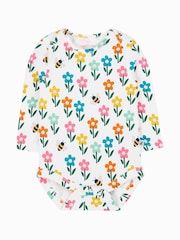 Frugi Super Special White Bodysuits 2 Pack - Image 2 of 4