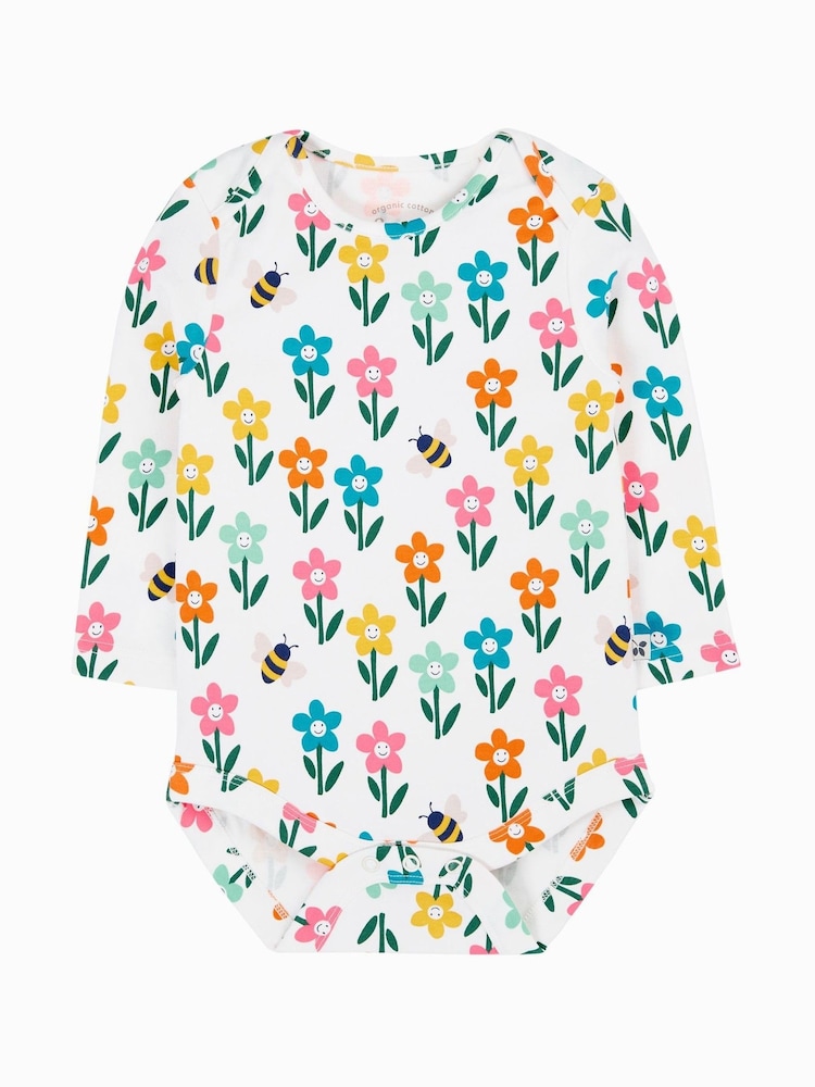 Frugi Super Special White Bodysuits 2 Pack - Image 2 of 4 Frugi Super Special White Bodysuits 2 Pack - Image 2 of 4