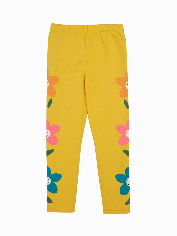 Frugi Yellow Luana Leggings - Image 1 of 4 Frugi Yellow Luana Leggings - Image 1 of 4