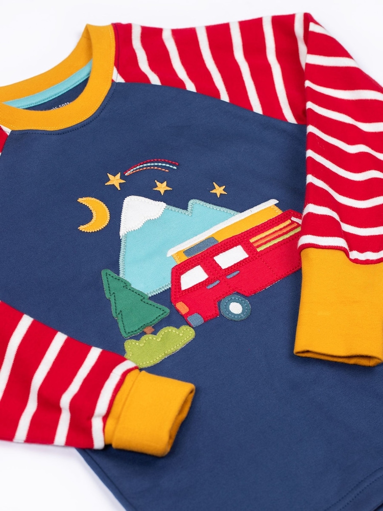 Frugi Red Jamie Jim Jams Pyjamas - Image 2 of 3
