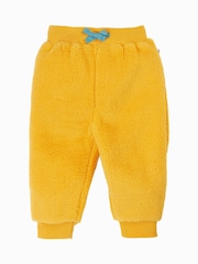 Frugi Yellow Ted Fleece Pull Ups - Image 1 of 3