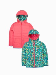 Frugi Reversible Toasty Trail Jacket - Image 1 of 7