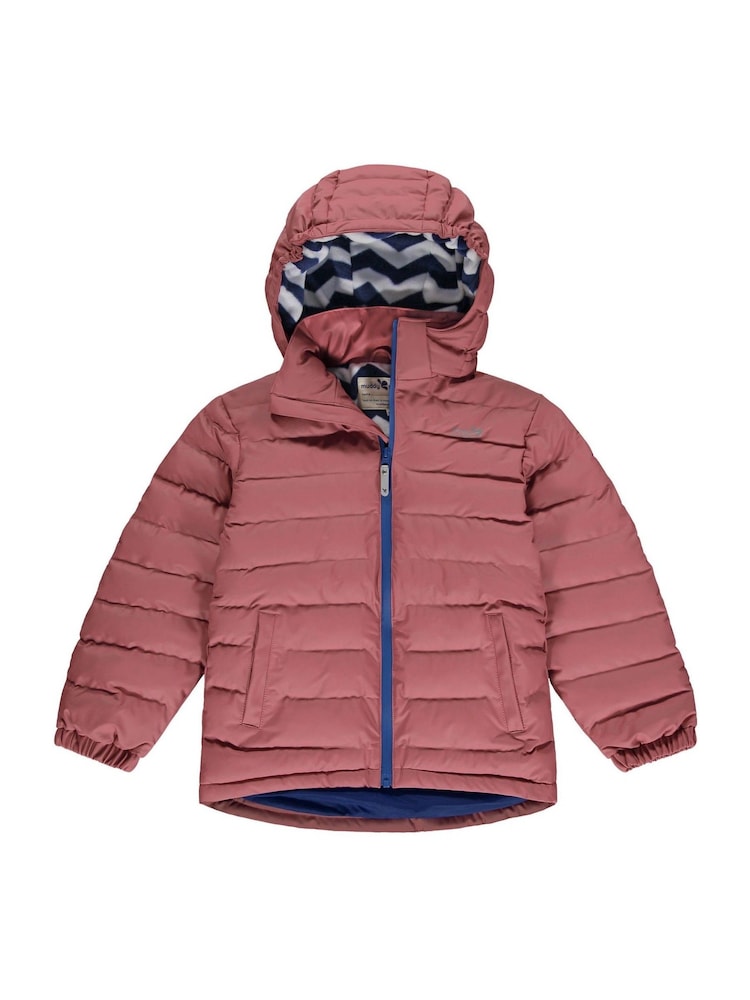 Muddy Puddles Pink Waterproof Puffer Jacket - Image 2 of 8 Muddy Puddles Pink Waterproof Puffer Jacket - Image 2 of 8