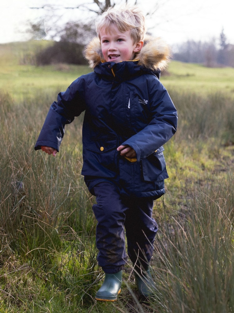 Muddy Puddles Blue Waterproof 3-in-1 Parka Jacket - Image 1 of 10 Muddy Puddles Blue Waterproof 3-in-1 Parka Jacket - Image 1 of 10
