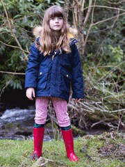 Muddy Puddles Blue Waterproof 3-in-1 Parka Jacket - Image 2 of 10