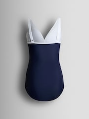 JoJo Maman Bébé Navy Sleeveless V Neck Maternity Swimsuit - Image 7 of 7