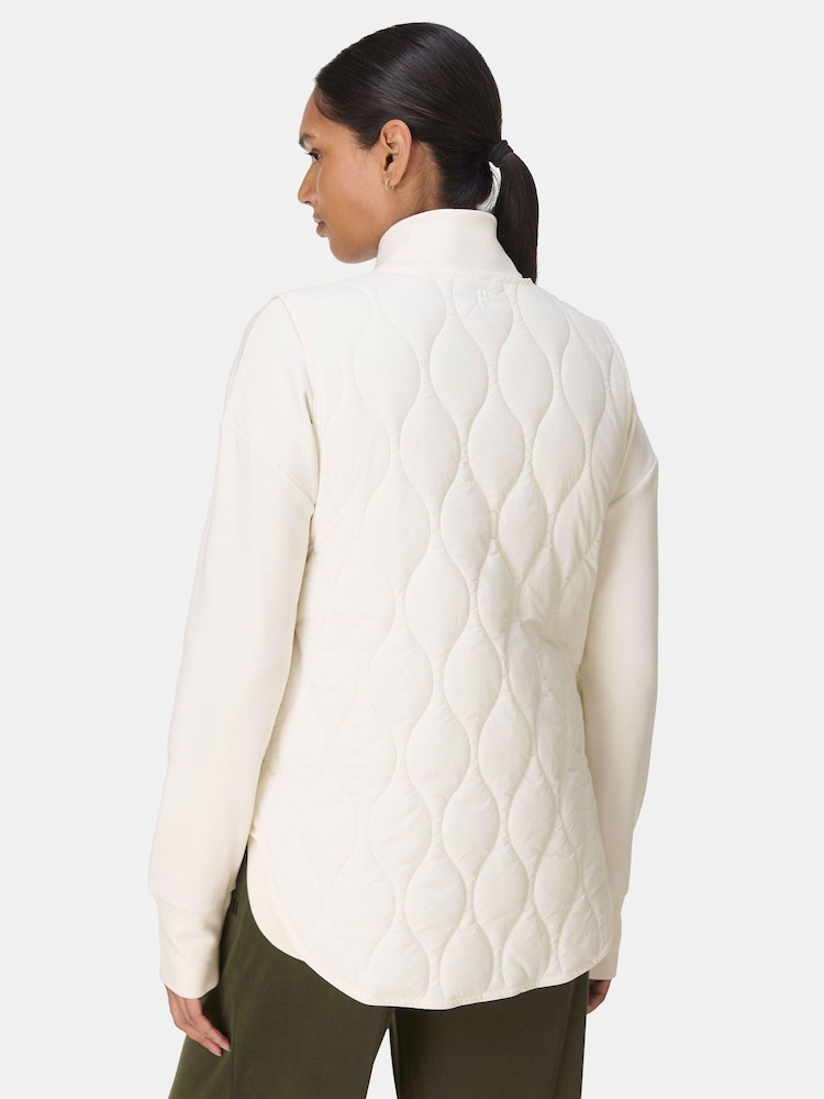 Sweaty Betty White On The Move Gilet - Image 2 of 8 Sweaty Betty White On The Move Gilet - Image 2 of 8