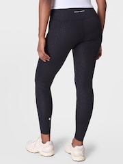 Sweaty Betty Light Black Full Length All Day 7/8 Embossed Leggings - Image 2 of 9