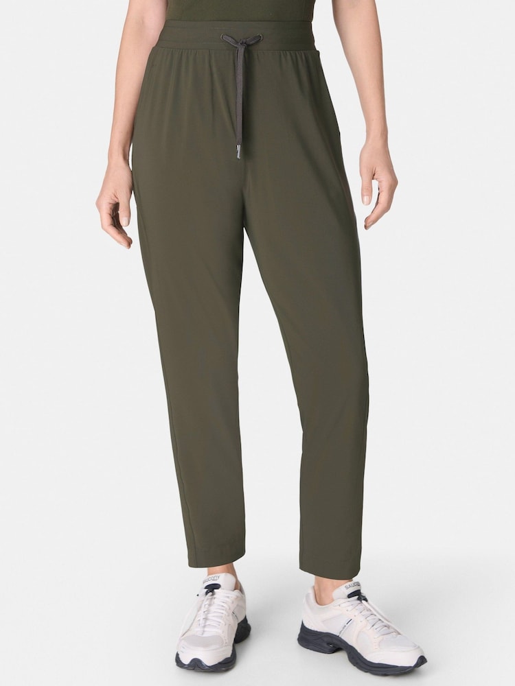 Sweaty Betty Green 25 inch inside seam Explorer 25" Trousers - Image 1 of 6