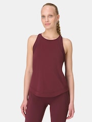 Sweaty Betty Red Breathe Easy Mesh Run Tank Top - Image 1 of 7