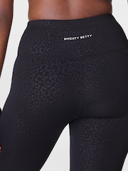 Sweaty Betty Light Blue 7/8 Length All Day 7/8 Embossed Leggings - Image 2 of 9