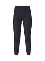 Sweaty Betty Light Blue 7/8 Length All Day 7/8 Embossed Leggings - Image 9 of 9