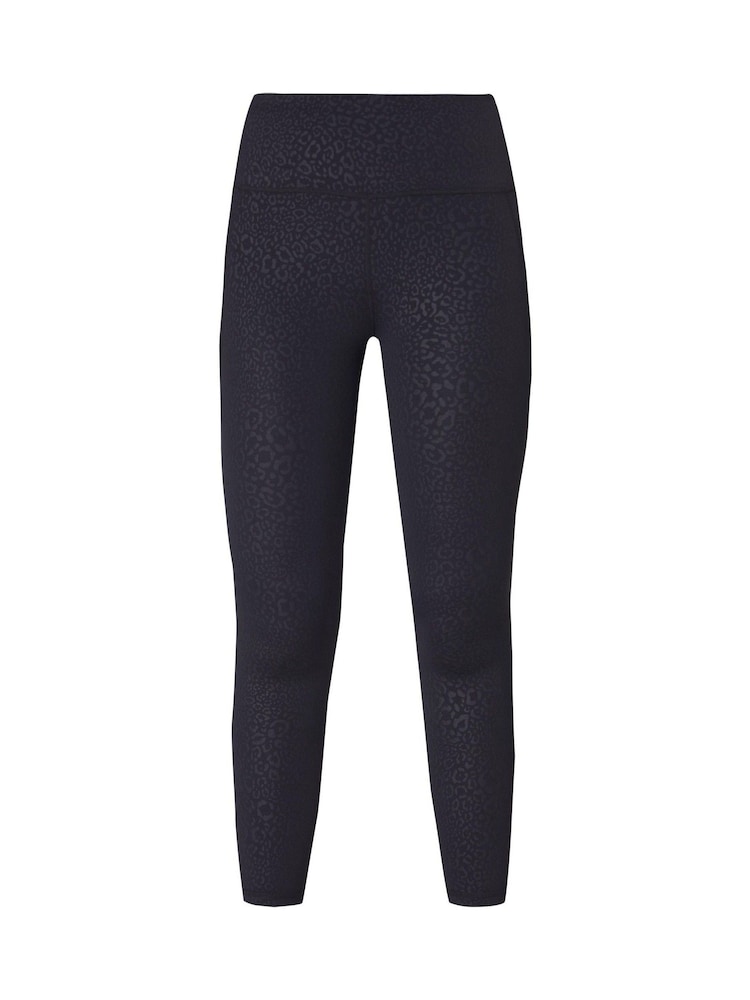 Sweaty Betty Light Blue 7/8 Length All Day 7/8 Embossed Leggings - Image 9 of 9