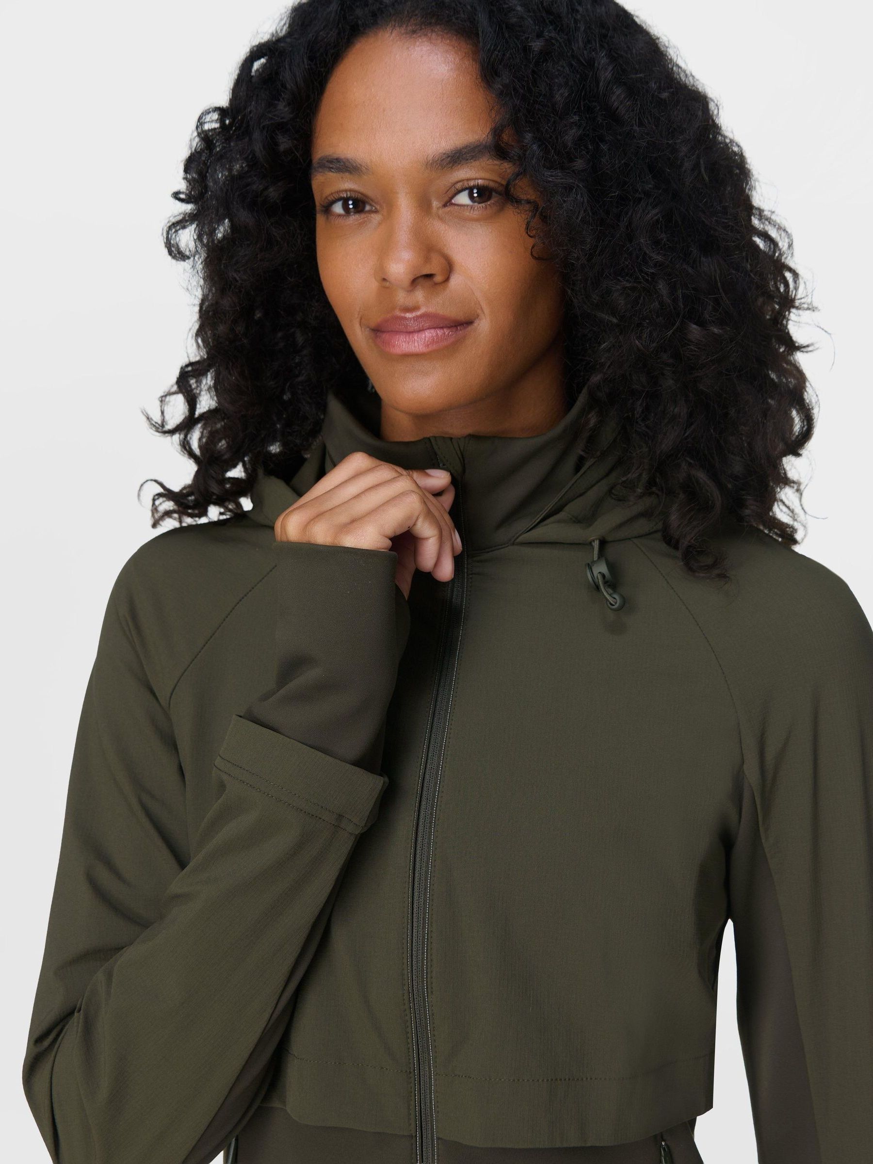 Buy Sweaty Betty Green Pro Run Water Resistant Run Jacket from