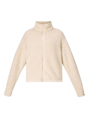 Sweaty Betty Brown Black Canyon Fleece Zip-Up Sweatshirt - Image 7 of 7