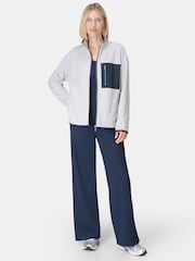 Sweaty Betty Black Mallow Zip Through Fleece - Image 5 of 7