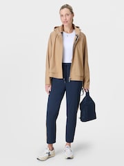 Sweaty Betty Blue 25 inch inside seam Explorer Side Stripe 25 Inch Trousers - Image 3 of 7