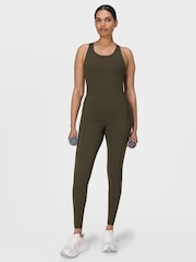 Verde - Sweaty Betty Power Medium Impact Gym Vest - Imagen 2 de 7