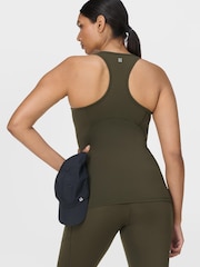 Verde - Sweaty Betty Power Medium Impact Gym Vest - Imagen 4 de 7