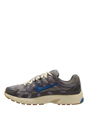 Nike Grey/Blue P-6000 Trainers - Image 2 of 4
