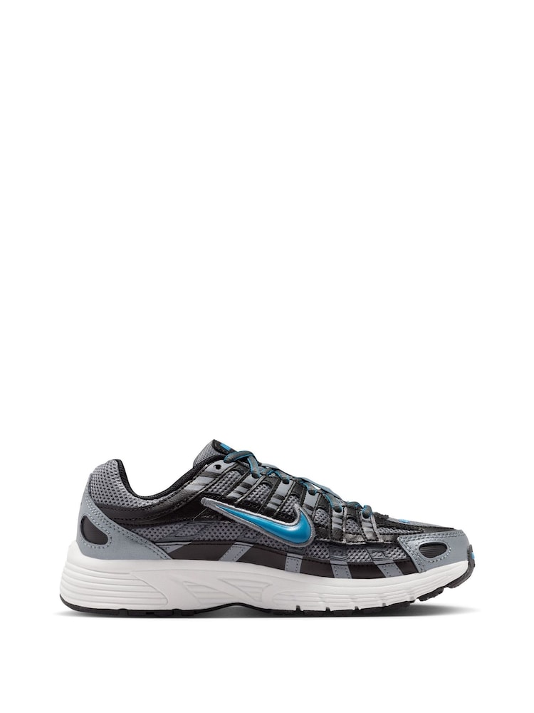 Nike Grey Blue P-6000 Trainers - Image 2 of 11 Nike Grey Blue P-6000 Trainers - Image 2 of 11