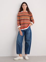 Seasalt Cornwall Orange Makers Cotton Jumper - Image 1 of 5