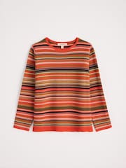 Seasalt Cornwall Orange Makers Cotton Jumper - Image 4 of 5