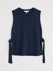 Seasalt Cornwall Blue Sea Aster Vest - Image 4 of 5