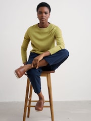 Seasalt Cornwall Green Dark Greeb Rocks Jumper - Image 3 of 6