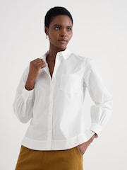 Seasalt Cornwall White Isla Shirt - Image 1 of 5