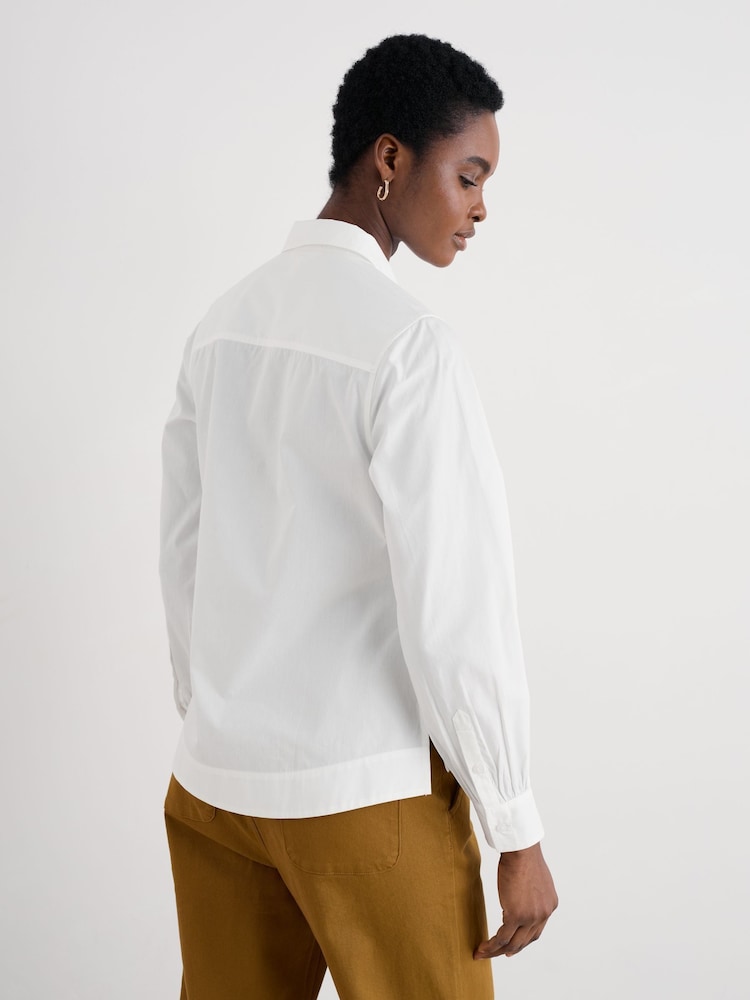Seasalt Cornwall White Isla Shirt - Image 2 of 5
