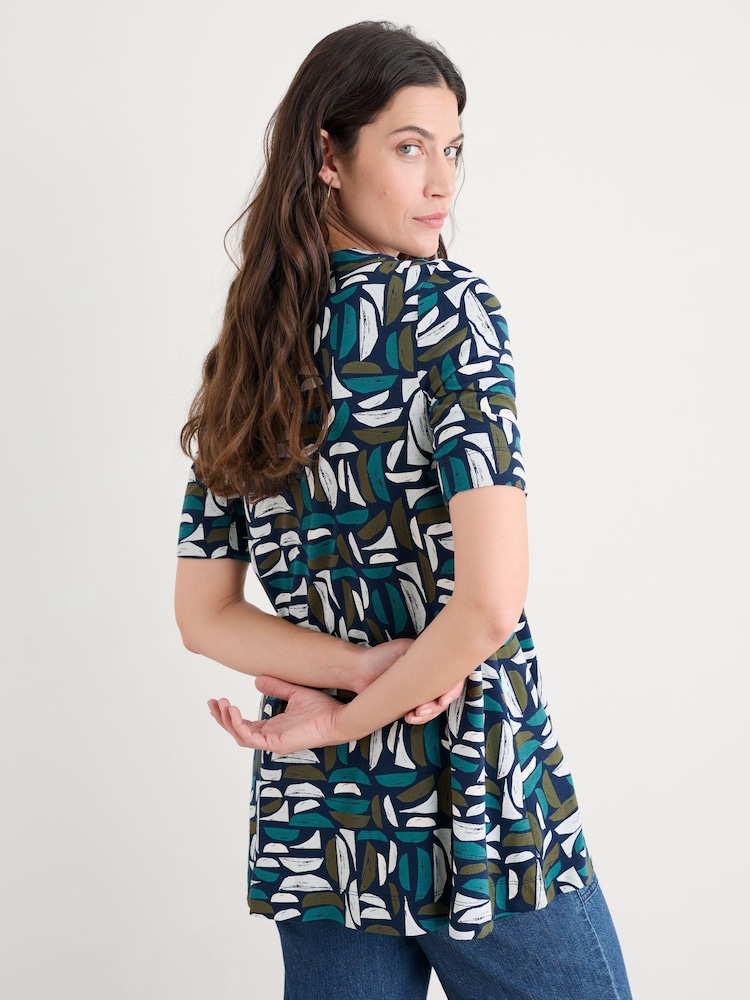 Seasalt Cornwall Blue Porthgwarra Tunic - Image 2 of 5