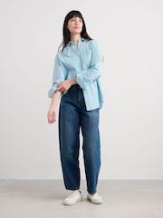Seasalt Cornwall Blue Isla Shirt - Image 1 of 5